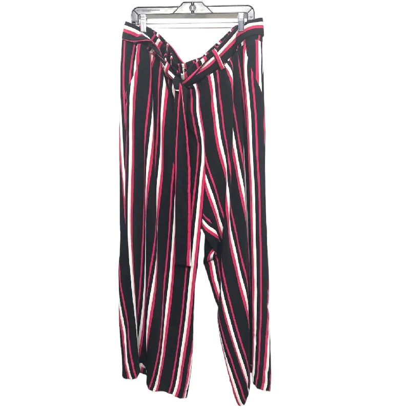 women's linen pantsPants Wide Leg By Torrid In Black & Red, Size: 3x