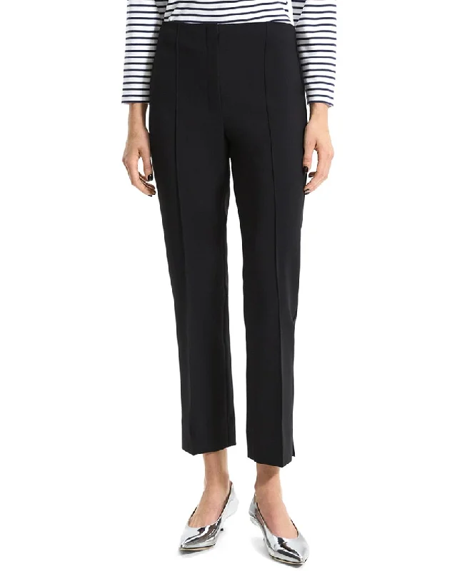 women's wide-leg pantsTheory Pintuck Straight Pant