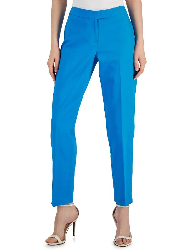 women's mini pantsWomens Slim-Leg Office Straight Leg Pants