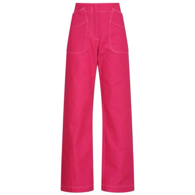 women's tops for cozy nights inTopstitch Melrose Fuchsia