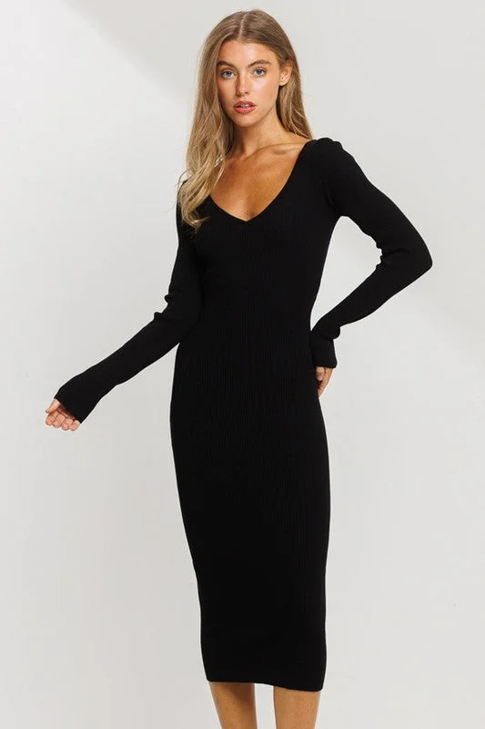 women's long-sleeved dressesNAKIA YOKO DRESS