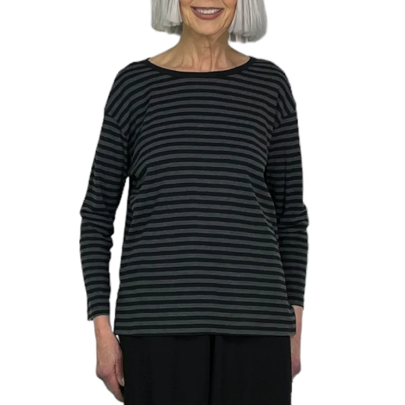 affordable women's topsINVISIBLE STRIPE TEE+3