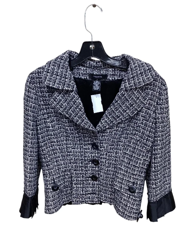 women's coats for winter weddingsBlazer By Arden B In Black & White, Size: M