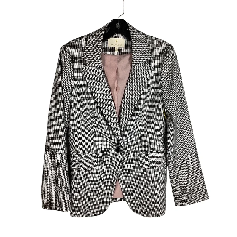 women's coats for business casual attireBlazer By Etcetra In Plaid Pattern, Size: 2