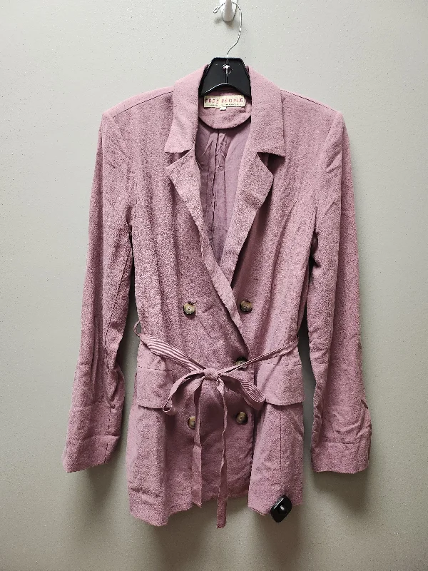 classic women's coatsBlazer By Free People In Purple, Size: Xs