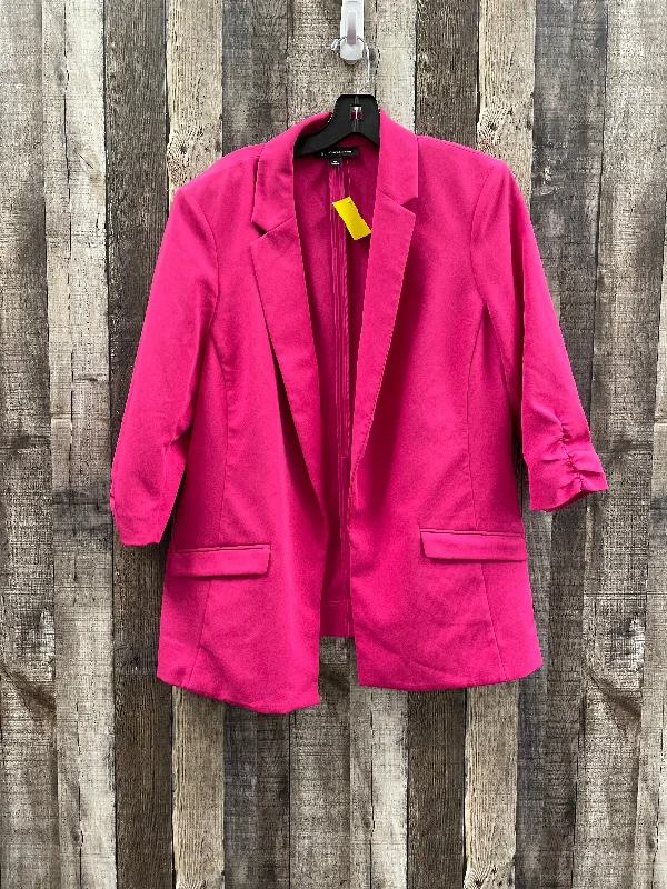 women's coats with velvet finishesBlazer By Inc In Pink, Size: Xlp