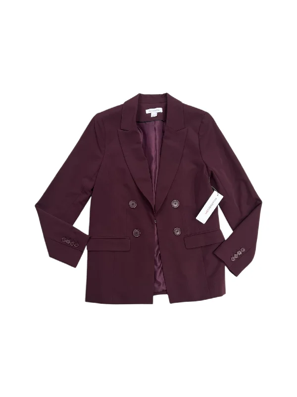 women's coats with pocketsBlazer By Liz Claiborne In Purple, Size: 6