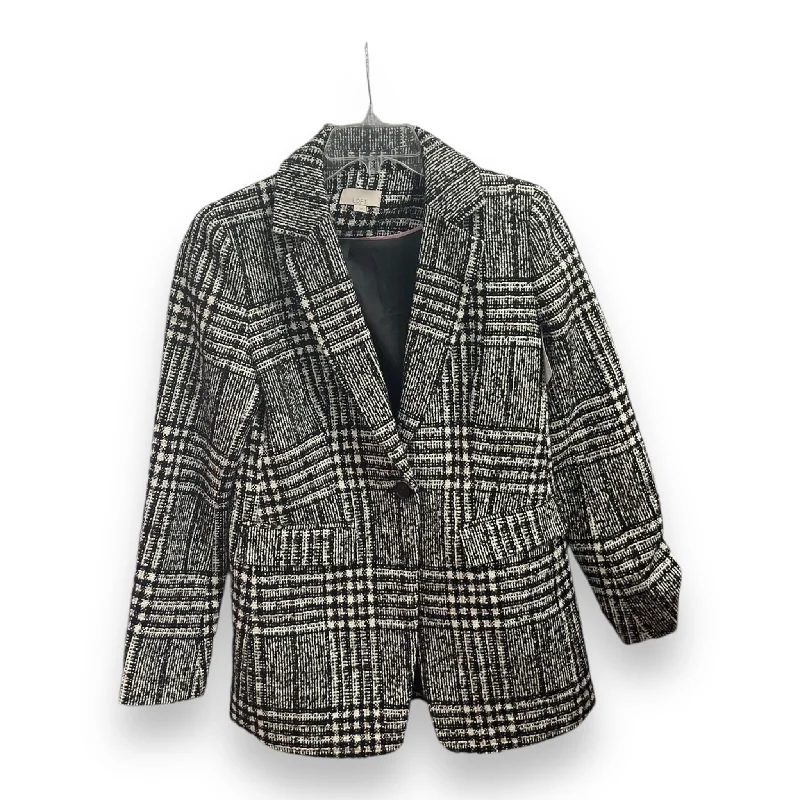 women's coats with oversized fitsBlazer By Loft In Plaid Pattern, Size: Xs