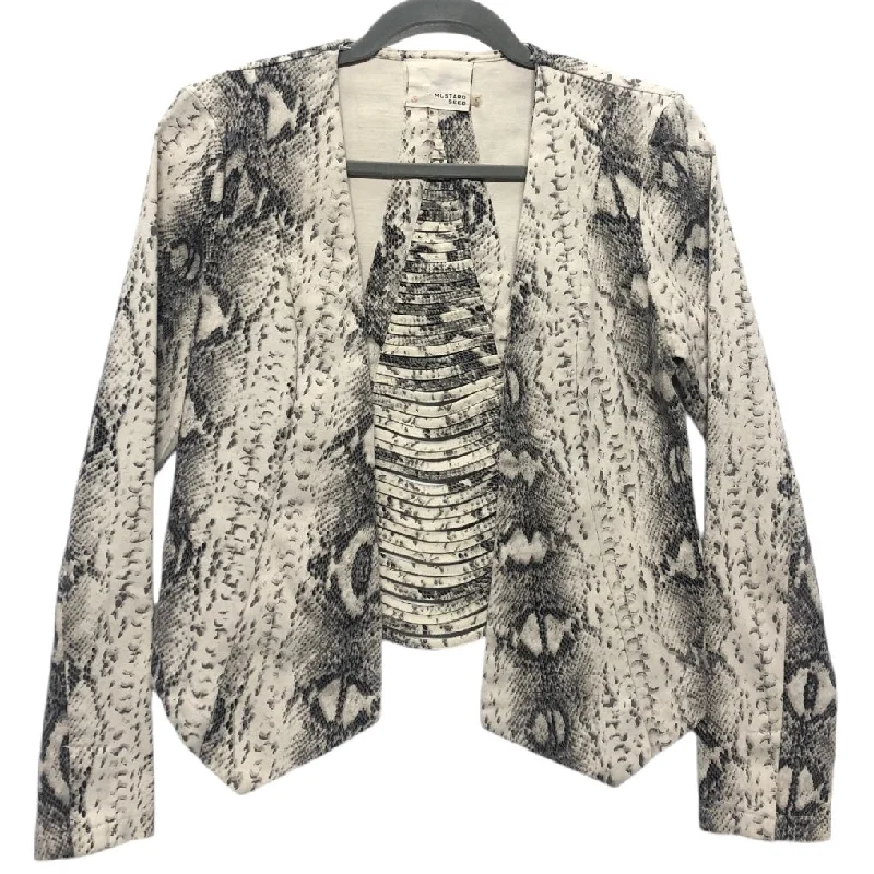 women's duffle coatsBlazer By Mustard Seed In Snakeskin Print, Size: S