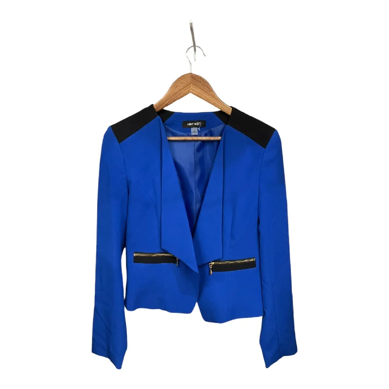 women's coats for fashion-forward individualsBlazer By Nine West In Blue, Size: S