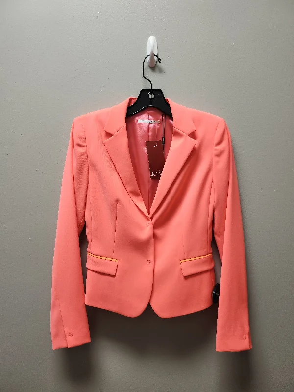 casual women's coatsBlazer By Tahari By Arthur Levine In Orange, Size: Xs