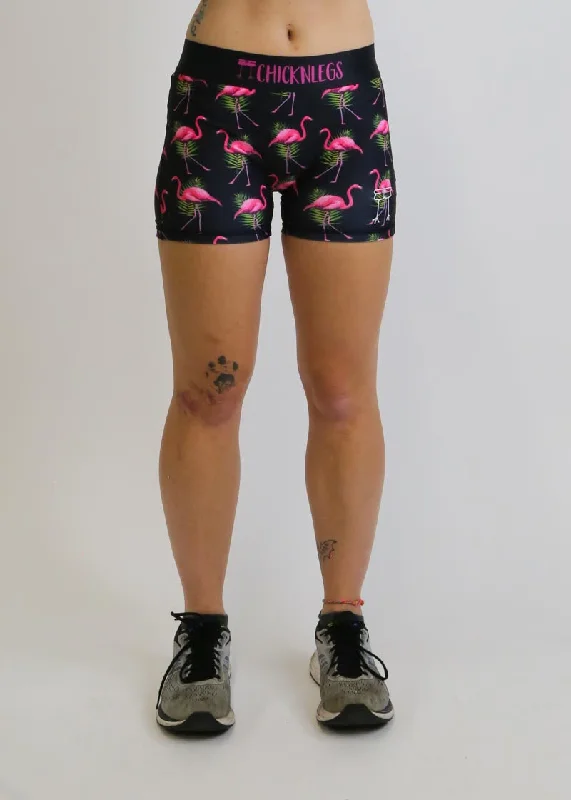 women's tops for summer festivalsWomen's Flamingo 3" Compression Shorts