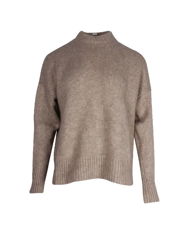 Wholesale Chunky SweatersCo Knit Sweater in Brown Cashmere