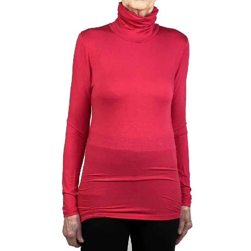 women's tops for those who want to invest in timeless piecesSOFT TOUCH TURTLENECK T-SHIRT