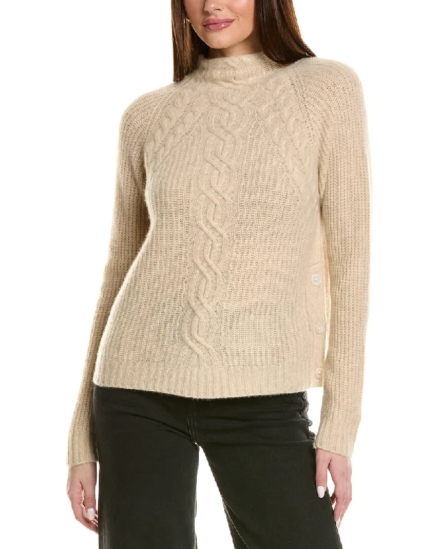 Fashionable SweatersDesign History Engineered Cable Cashmere Sweater