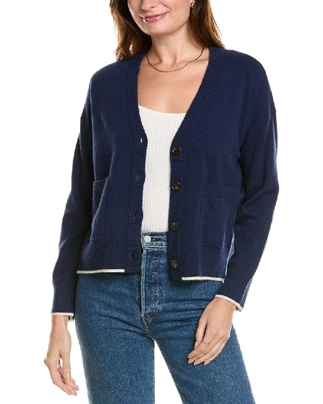 Colorful Casual SweatersDesign History V-Neck Cashmere Cardigan