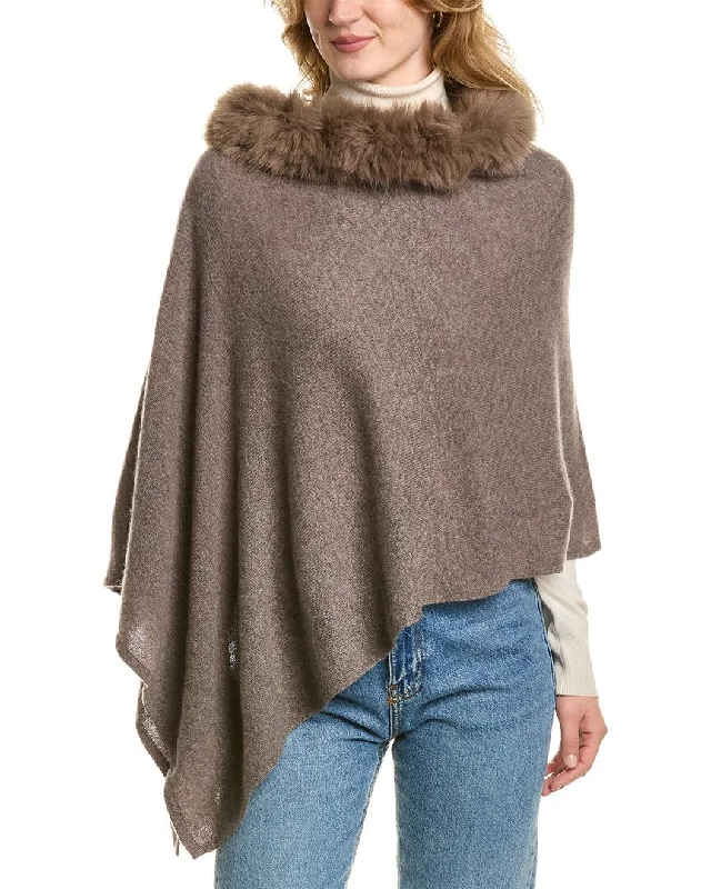 High-Neck SweatersHannah Rose Windchill Cashmere Topper