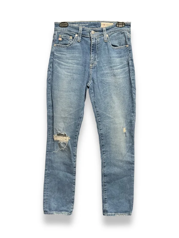 women's denim jeans for a night at the clubJeans Boyfriend By Ag Jeans In Blue Denim, Size: 2