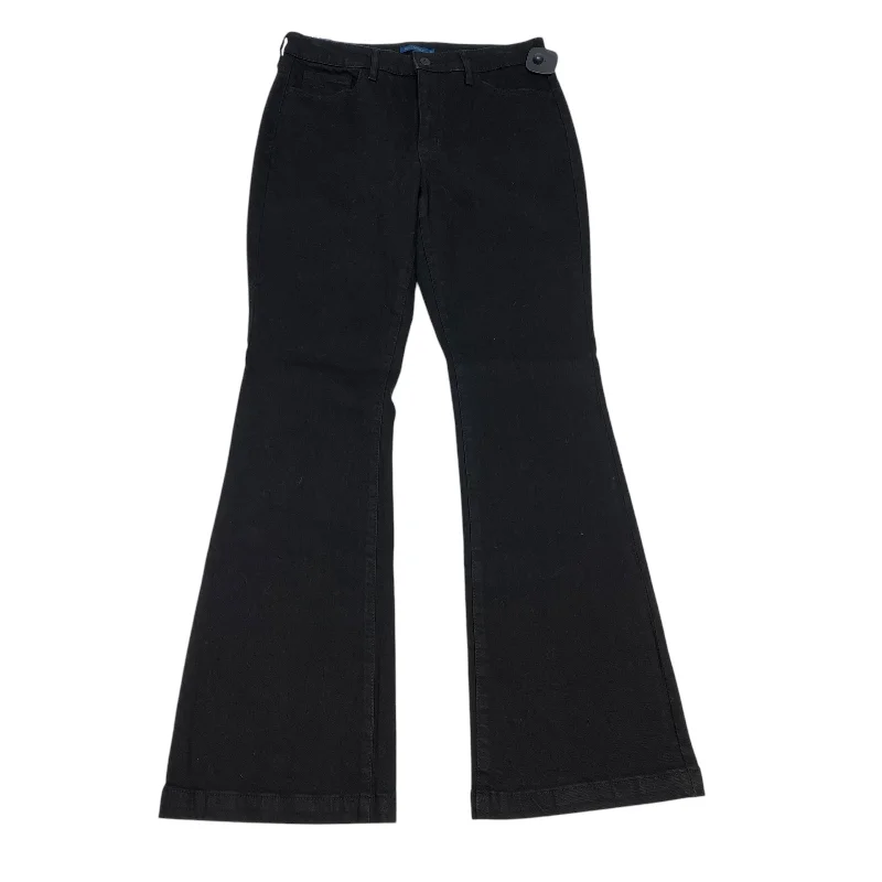 women's denim jeans for formal eventsJeans Flared By Biltmore In Black Denim, Size: 10