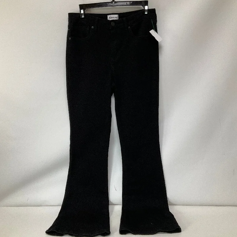 women's denim jeans for pear-shaped bodiesJeans Straight By Abound In Black Denim, Size: 8