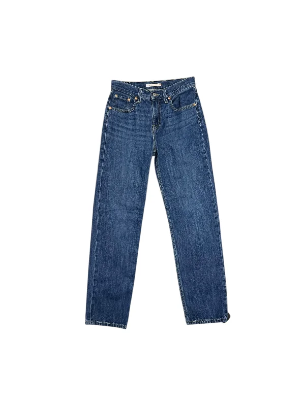 women's denim jeans with functional pocketsJeans Straight By Levis In Blue Denim, Size: 0