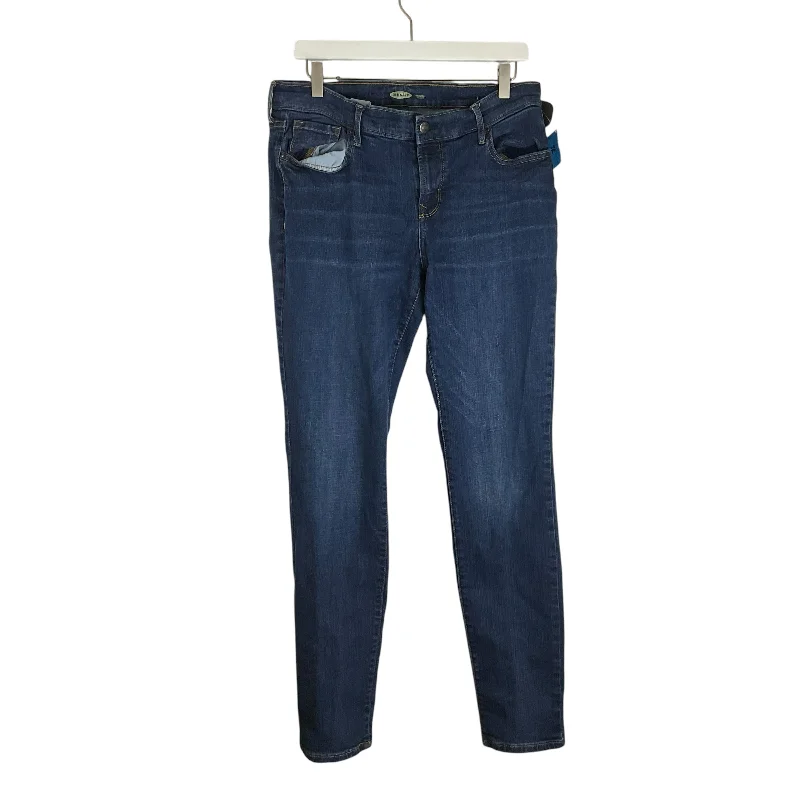 women's denim jeans for a timeless classic lookJeans Straight By Old Navy In Blue Denim, Size: 12