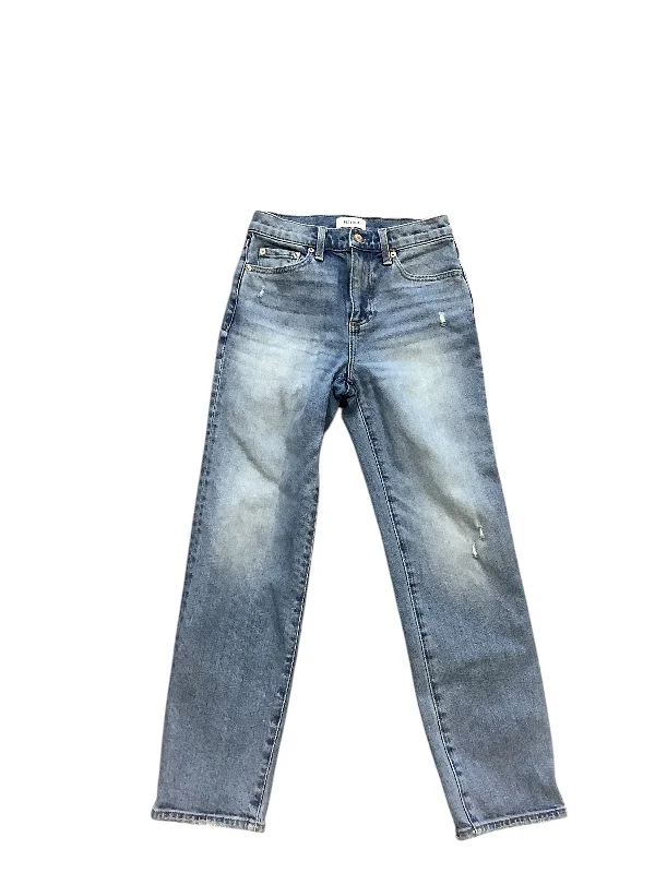 women's denim jeans with animal printsJeans Straight By Pistola In Blue Denim, Size: 2