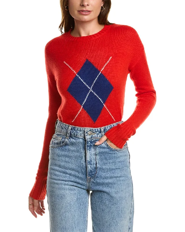 Plus-Size SweatersKier + J Argyle Cashmere Sweater