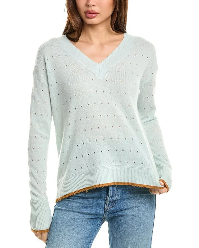 Retro Crewneck SweatersLisa Todd V-Neck Cashmere Sweater