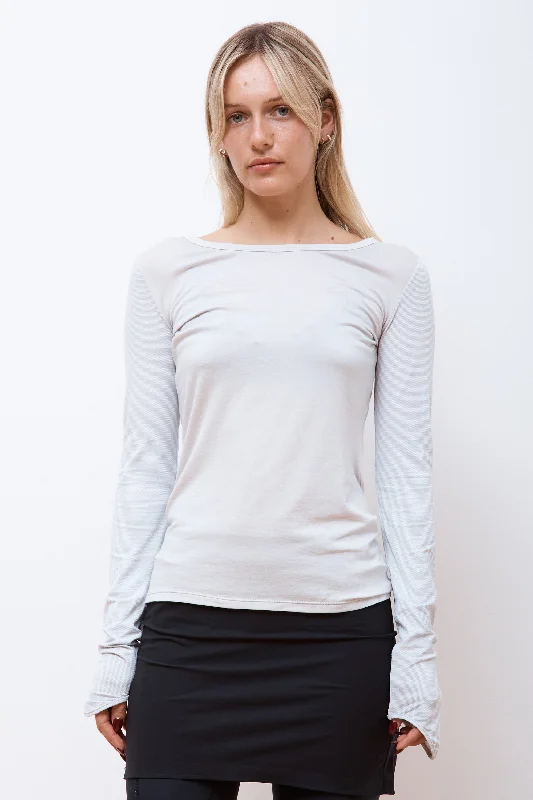 women's tops that offer a perfect blend of style, comfort, and affordability6.0 Top Right Light Grey