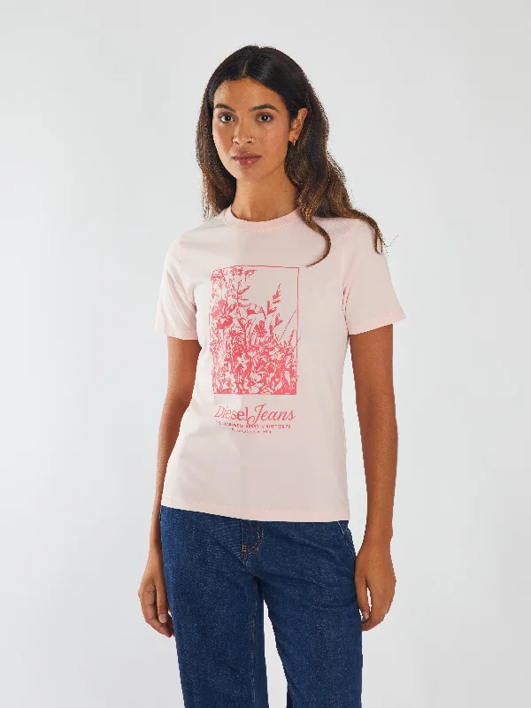 women's tops for boho-chic stylesMoyna Tee Strawberry Cream